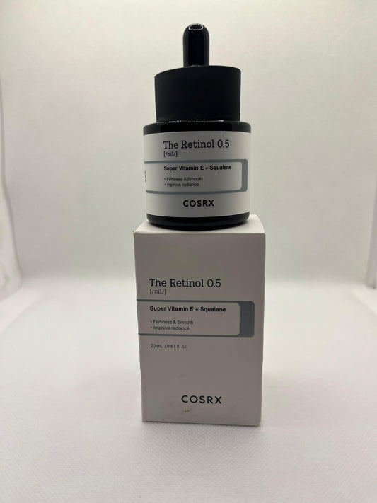كوسركس ذا ريتينول 0.5 أويل هو زيت يحتوي على 0.5% من الريتينول النقي 20مل COSRX The Retinol 0.5 Oil